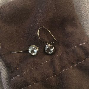 Aquamarine Gem Earrings